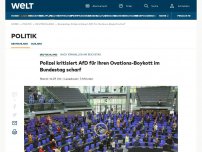 Bild zum Artikel: Als die Abgeordneten den Polizisten applaudieren, bleibt die AfD sitzen
