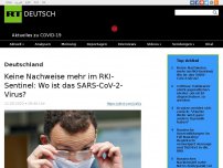 Bild zum Artikel: Keine Nachweise mehr im RKI-Sentinel: Wo ist das SARS-CoV-2-Virus?