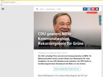 Bild zum Artikel: Prognose: CDU gewinnt Kommunalwahlen in NRW, SPD mit starken Verlusten