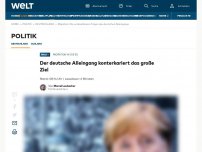 Bild zum Artikel: Der deutsche Alleingang konterkariert das große Ziel