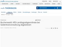 Bild zum Artikel: AfD-Abgeordnete bei Gedenkfeier abgewiesen