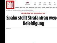 Bild zum Artikel: Demonstrant rief „Schwule Sau“ - Spahn stellt Strafantrag wegen Beleidigung