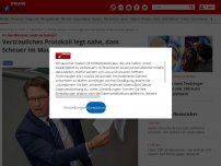 Bild zum Artikel: Ist der Minister noch zu halten? - Vertrauliches Protokoll legt nahe, dass Scheuer im Maut-Skandal gelogen hat