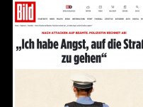 Bild zum Artikel: Nach Attacken auf Beamte. Polizistin rechnet ab! - „Ich habe Angst, auf die Straße zu gehen“