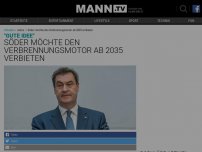 Bild zum Artikel: Söder möchte den Verbrennungsmotor ab 2035 verbieten