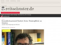 Bild zum Artikel: Gesundheitsamtschef: “Keine Maskenpflicht an den Schulen!”