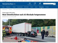 Bild zum Artikel: A3-Blockade von Umweltschützern löst schweren Unfall aus