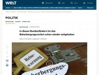 Bild zum Artikel: Gericht kippt Beherbergungsverbot in Baden-Württemberg