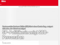 Bild zum Artikel: Kantonsrätin Barbara Müller (57) fährt ohne Maske Zug, weigert sich aber, ihr Attest zu zeigen: SP-Politikerin zeigt SBB-Personal an