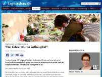 Bild zum Artikel: Französischer Staatsanwalt: 'Der Lehrer wurde enthauptet'