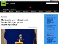 Bild zum Artikel: Mord an Lehrer in Frankreich – Täter genoss Flüchtlingsstatus