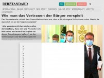 Bild zum Artikel: Wie man das Vertrauen der Bürger verspielt