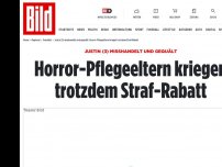 Bild zum Artikel: Justin (3) misshandelt - Horror-Pflegeeltern wollen mildere Strafen