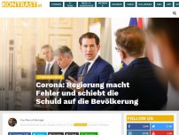 Bild zum Artikel: Corona: Regierung macht Fehler und schiebt die Schuld auf die Bevölkerung