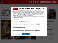 Bild zum Artikel: SPD-Gesundheitsexperte bei FOCUS Online - Nach Masken-Aussage bei Lanz: Lauterbach legt Ärztepräsident Rücktritt nahe