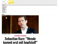 Bild zum Artikel: Sebastian Kurz: ''Wende kommt erst mit Impfstoff''