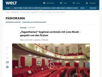 Bild zum Artikel: „Tagesthemen“ beginnen erstmals mit Live-Musik – gespielt von den „Ärzten“