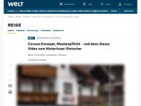 Bild zum Artikel: Corona-Konzept, Maskenpflicht – und dann dieses Video vom Hintertuxer Gletscher