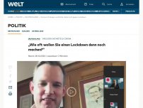 Bild zum Artikel: Virologen und Ärzte stellen sich gegen Lockdown