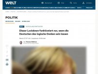 Bild zum Artikel: Dieser Lockdown funktioniert nur, wenn die Deutschen das logische Denken sein lassen