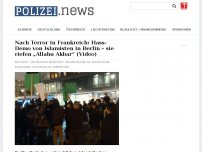 Bild zum Artikel: Nach Terror in Frankreich: Hass-Demo von Islamisten in Berlin – sie riefen „Allahu Akbar“ (Video)