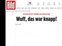 Bild zum Artikel: Wuff, das war knapp! - Angler rettet Terrier aus der Ostsee