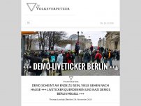 Bild zum Artikel: Viele marschieren auf, es wird Gewalt erwartet +++ Liveticker Querdenken und Nazi Demos Berlin #B1811 +++