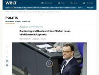 Bild zum Artikel: Bundestag beschließt neues Infektionsschutzgesetz