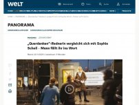 Bild zum Artikel: „Querdenken“-Rednerin vergleicht sich mit Sophie Scholl – Ordner wirft Job hin