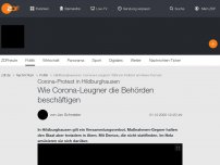 Bild zum Artikel: Wie Corona-Leugner die Behörden beschäftigen