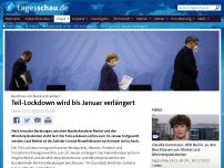 Bild zum Artikel: Bund und Länder: Teil-Lockdown wird bis zum 10. Januar verlängert