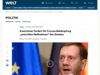 Bild zum Artikel: Kretschmer fordert für Corona-Bekämpfung „autoritäre Maßnahmen“ des Staates