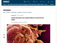 Bild zum Artikel: Israeli erkrankt zum zweiten Mal an Covid-19 und stirbt