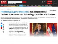 Bild zum Artikel: Bundespräsident schlägt vor, Flüchtlingsfamilien mit Kindern aufzunehmen