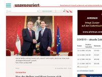 Bild zum Artikel: Van der Bellen und Kurz lassen sich „vorerst“ nicht impfen