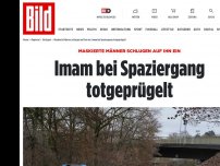 Bild zum Artikel: Angriff von maskierten Männern - Todesopfer war Imam