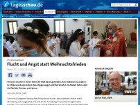 Bild zum Artikel: Christen weltweit: Flucht und Angst statt Weihnachtsfrieden