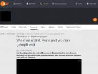 Bild zum Artikel: Wie man erfährt, wann und wo man geimpft wird