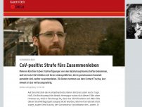 Bild zum Artikel: CoV-positiv: Strafe fürs Zusammenleben