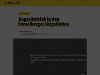 Bild zum Artikel: Reger Betrieb in den Vorarlberger Skigebieten