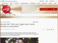 Bild zum Artikel: Kerstin Ott hat Lügen über ihre Familie satt