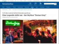 Bild zum Artikel: Vor 20 Jahren wurde das legendäre 'Dorian Gray' geschlossen