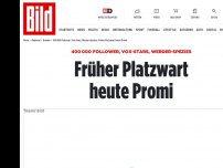 Bild zum Artikel: 400 000 FOLLOWER, VOX-STARS, - Früher Platzwart heute Promi