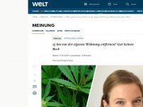 Bild zum Artikel: 15 km von der eigenen Wohnung entfernen? Gar keinen Bock