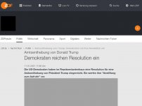 Bild zum Artikel: Demokraten reichen Resolution ein