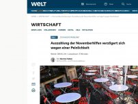 Bild zum Artikel: Auszahlung der Novemberhilfen verzögert sich wegen einer Peinlichkeit