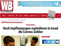 Bild zum Artikel: Nach Impfkampagne explodieren in Israel die Corona-Zahlen