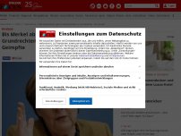 Bild zum Artikel: Analyse - Bis Merkel abtritt, wird es keine Rückkehr zu Grundrechten geben - auch nicht für Geimpfte