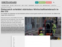 Bild zum Artikel: Österreich erleidet stärksten Wirtschaftseinbruch in der EU