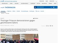 Bild zum Artikel: Thüringer Friseure fordern Öffnung ihrer Salons